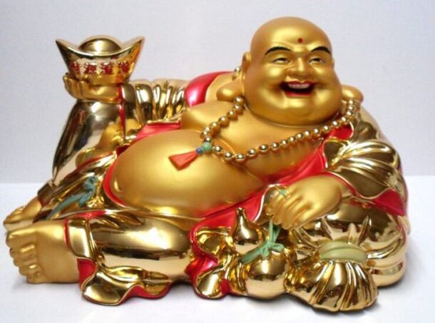 God Hotei - un amuleto eficaz para a riqueza, a sorte e a felicidade
