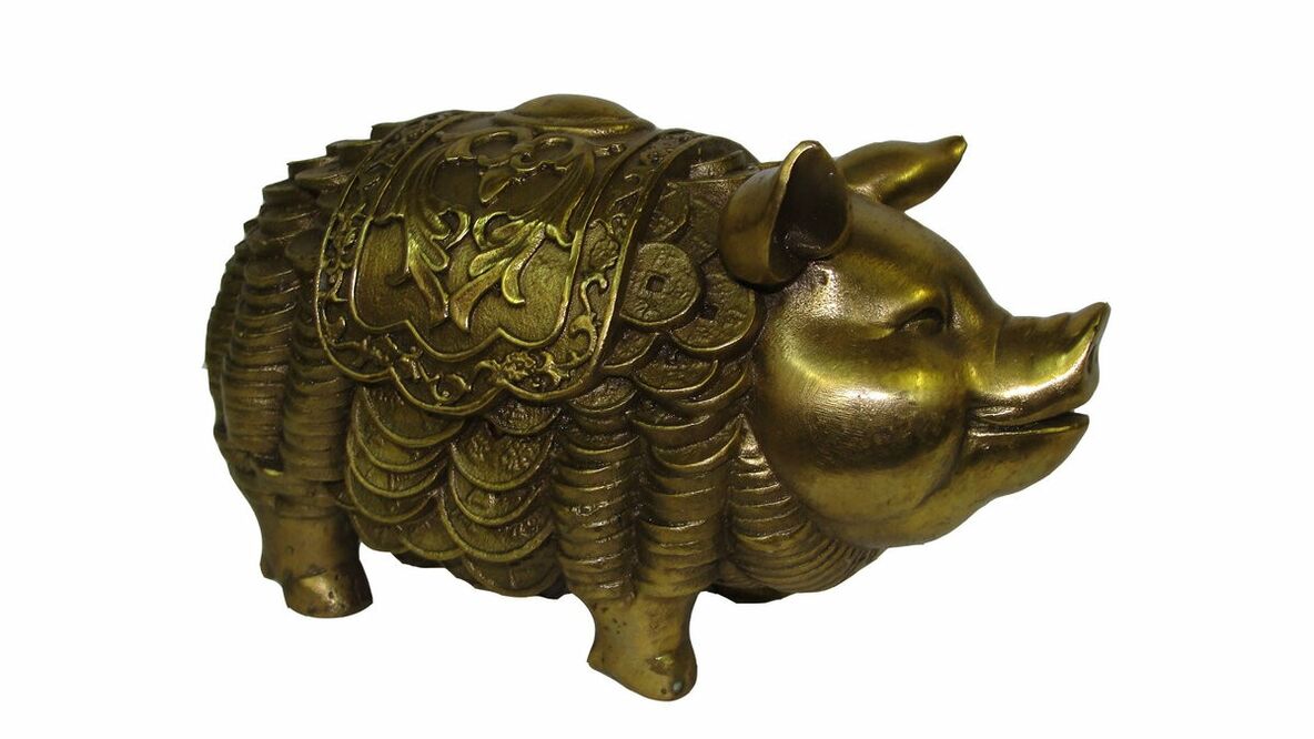 Amuleto para a sorte e a prosperidade - porco